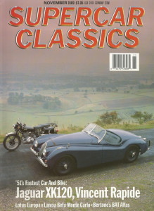 SUPERCAR CLASSICS 1989 NOV - XK120, EUROPA vs BETA MC, GIULIA SS, ALFA BATS